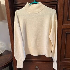 RW&CO. Cream Mock Neck Sweater